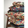 Decor Fabric Tapestry Fabric retro flowers – petrol,  thumbnail number 4