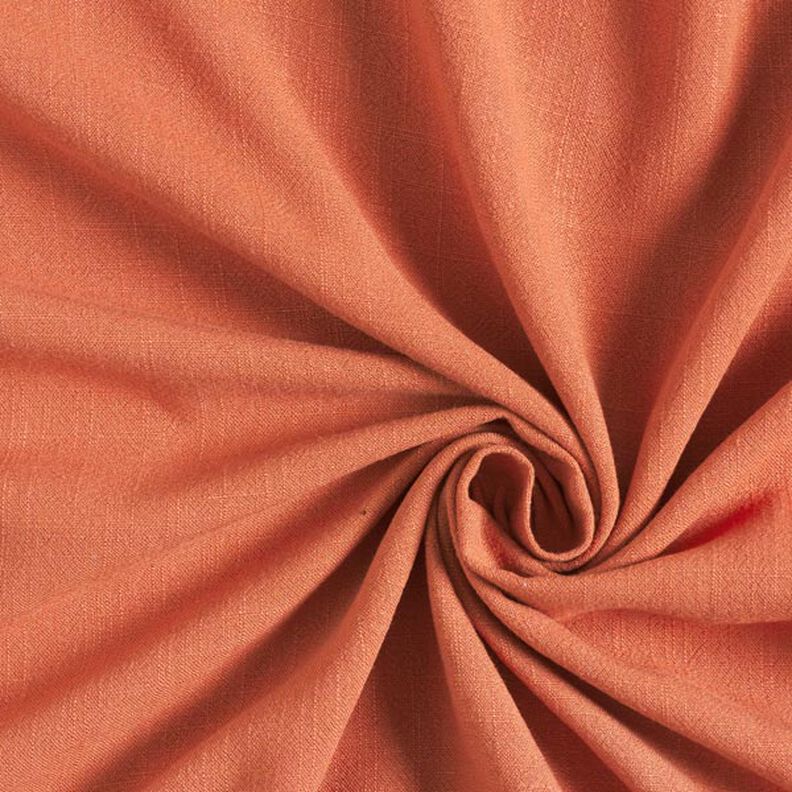Soft viscose linen – terracotta,  image number 1