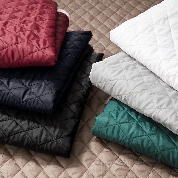 Quilted lining rhombus – silver grey,  image number 7