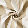 Outdoor Fabric Canvas Block Stripes – dark beige/ivory,  thumbnail number 3