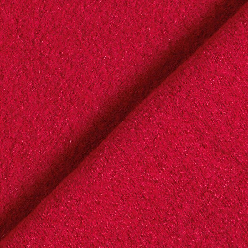 Lightweight viscose and wool blend knitted fabric – carmine,  image number 3