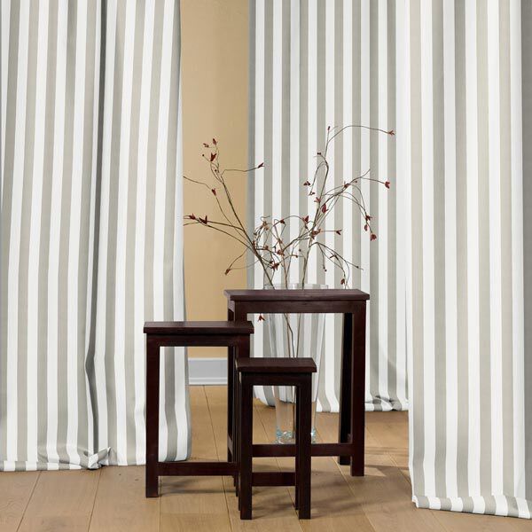 Stripes Cotton Twill 2 – grey/white,  image number 5