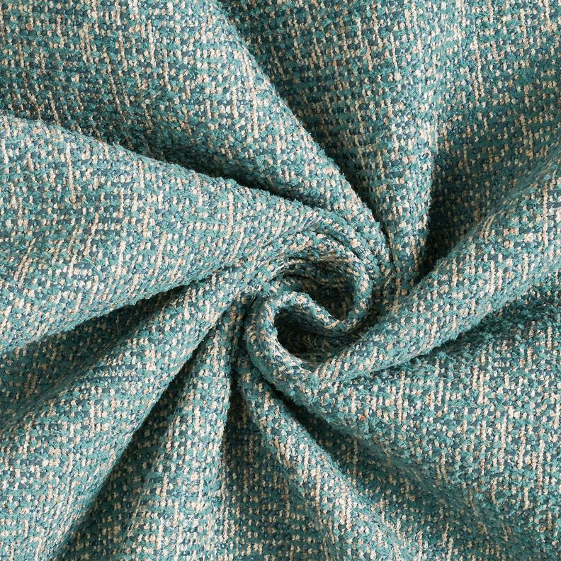 Upholstery Fabric Colourful Weave – light petrol/light taupe,  image number 1