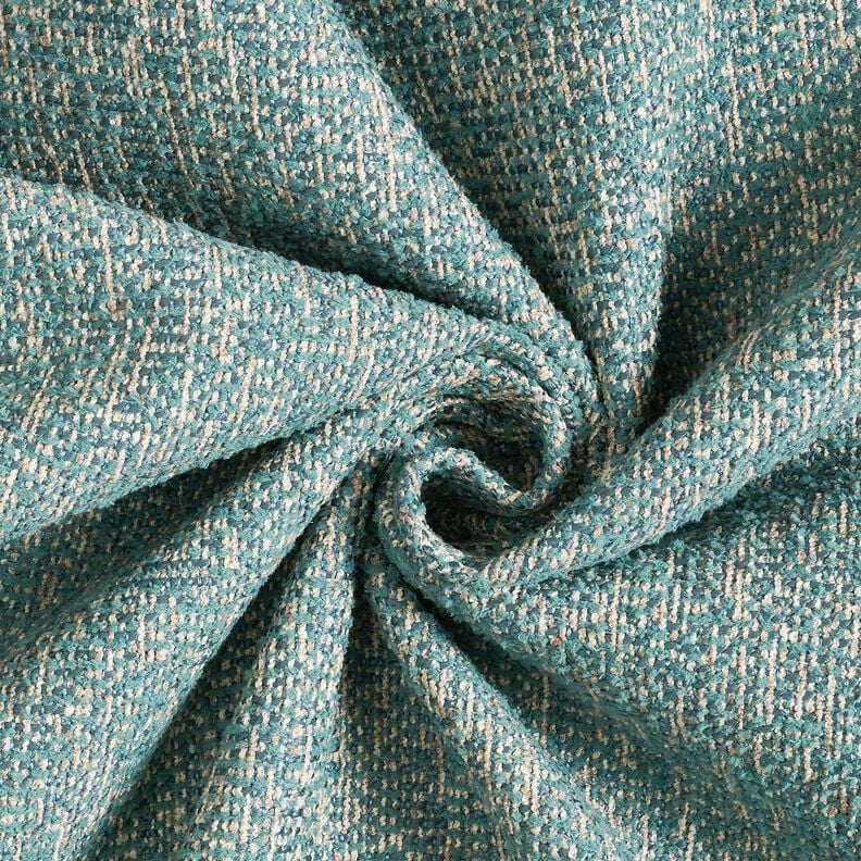 Upholstery Fabric Colourful Weave – light petrol/light taupe, image number 1
