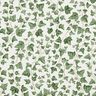 Decor Fabric Half Panama climbing ivy – white/green,  thumbnail number 1