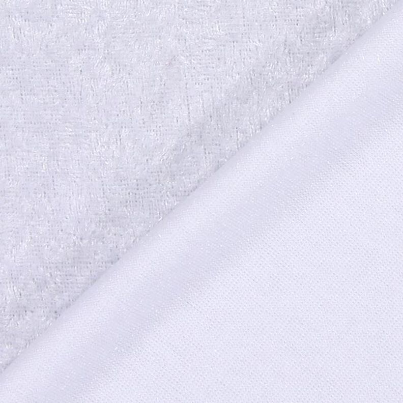 Panne velvet – white,  image number 3