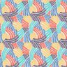 Cotton Cretonne Abstract arches – white/eucalyptus,  thumbnail number 1