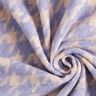 Coarsely woven houndstooth coating fabric – beige/mauve,  thumbnail number 3