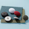 Covered button, Bi-Stretch Gabardine – green,  thumbnail number 2