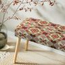 Decor Fabric Tapestry Fabric Cross stitch – light beige/carmine,  thumbnail number 5