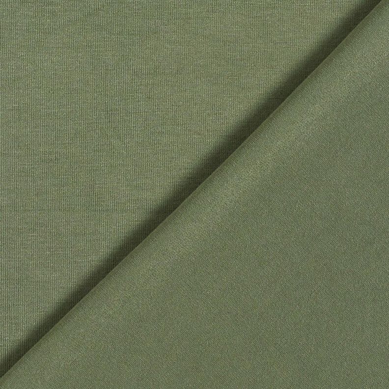 Medium summer jersey viscose – dark olive,  image number 3