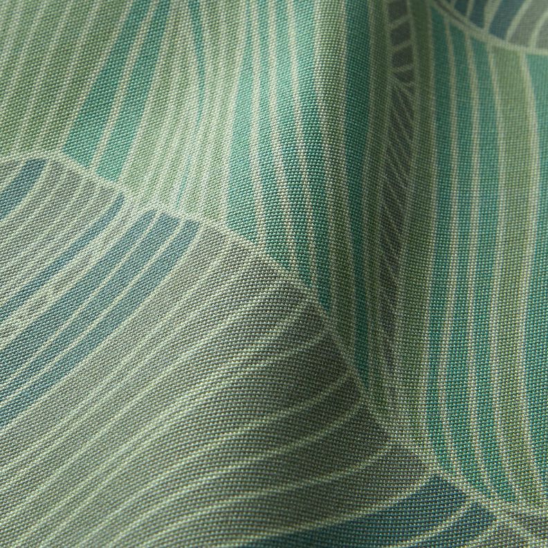 Outdoor Fabric Canvas leaf lines – green,  image number 3