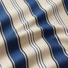 Decor Fabric Half Panama nautical stripes – natural/indigo,  thumbnail number 2