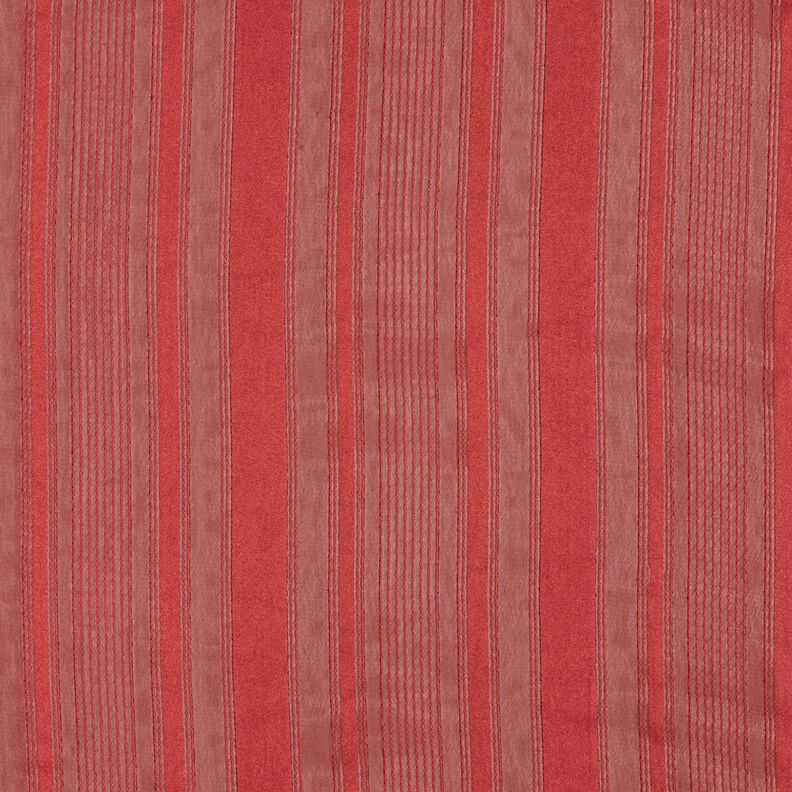 Chiffon Satin stripes with Glitter – carmine,  image number 1