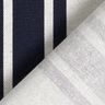 Decor Fabric Panama Block Stripes – blue-black/misty grey,  thumbnail number 4