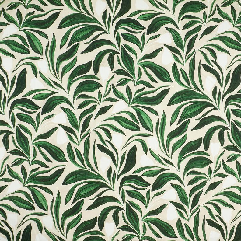 Decor Fabric Canvas sophisticated plants – dark green/natural, image number 1
