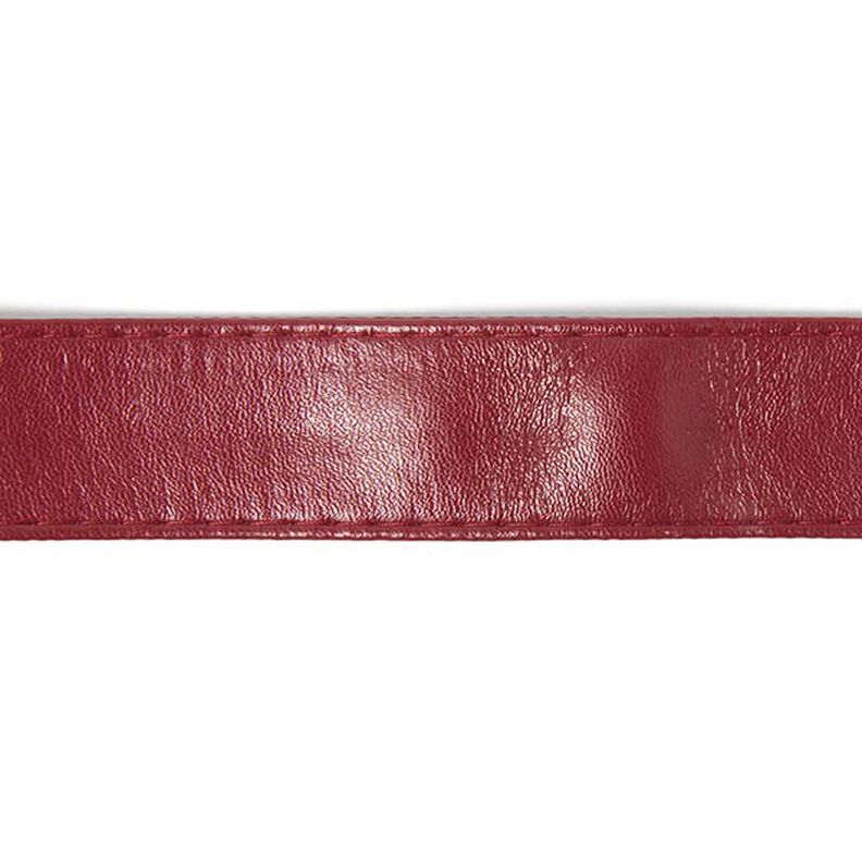 Imitation Leather Bag Webbing – burgundy,  image number 1