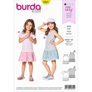 Girls’ dresses, Burda 9341 | 92 - 122, 