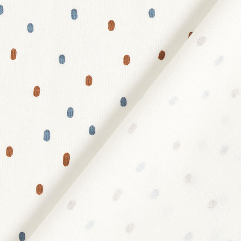 Cotton Jersey brushstroke blobs – offwhite,  image number 4