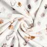 Cosy Fleece Paws and Bones – ivory/dark taupe,  thumbnail number 3