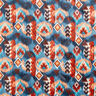 Three layered retro patterned velour quilted fabric – colour mix,  thumbnail number 1