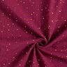 Scattered Gold Polka Dots Cotton Muslin – burgundy/gold,  thumbnail number 3