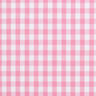 Cotton Vichy check 1 cm – pink/white,  thumbnail number 1