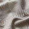 Decor Fabric Half Panama Ethnic Diamonds – grey/natural,  thumbnail number 2