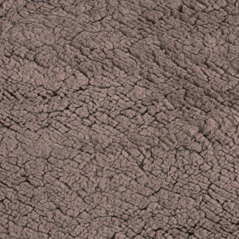 cuddly teddy fur fabric – dark taupe,  image number 1