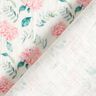 Delicate hydrangeas linen blend – ivory/pink,  thumbnail number 4