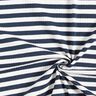 Ribbed Jersey yarn-dyed horizontal stripes – offwhite/navy blue,  thumbnail number 3