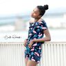 Cotton Jersey Flamingo | Glitzerpüppi – midnight blue/light pink,  thumbnail number 5