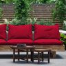 Outdoor Fabric Canvas Plain – dark red,  thumbnail number 5