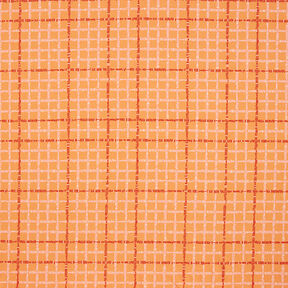 GOTS Cotton Jersey Checks | Tula – orange/terracotta, 