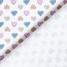 Cotton Poplin Sweet hearts – white/pastel violet,  thumbnail number 4