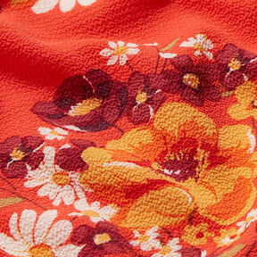 Bouquet crepe fabric – chili, 