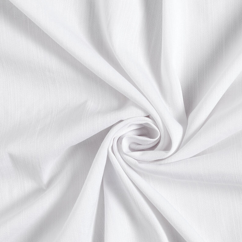 Textured cotton blend – white, image number 1