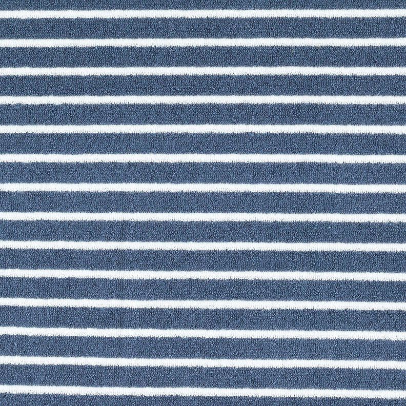 terry cloth jersey stripes | by Poppy – denim blue,  image number 1