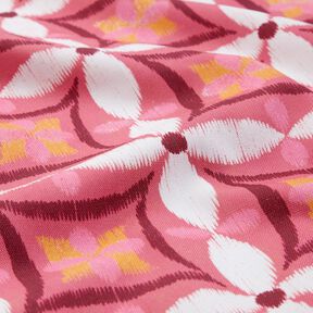 Decor Fabric Canvas Embroidery look large – pink/ivory, 