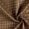 Cloqué Glitter houndstooth – medium brown,  thumbnail number 3