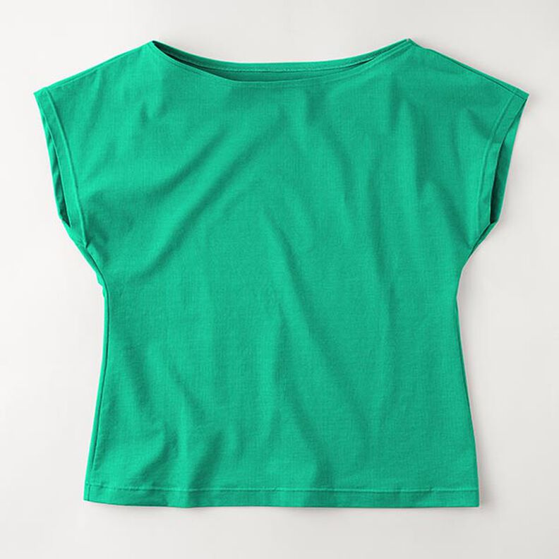 Medium Cotton Jersey Plain – green,  image number 8