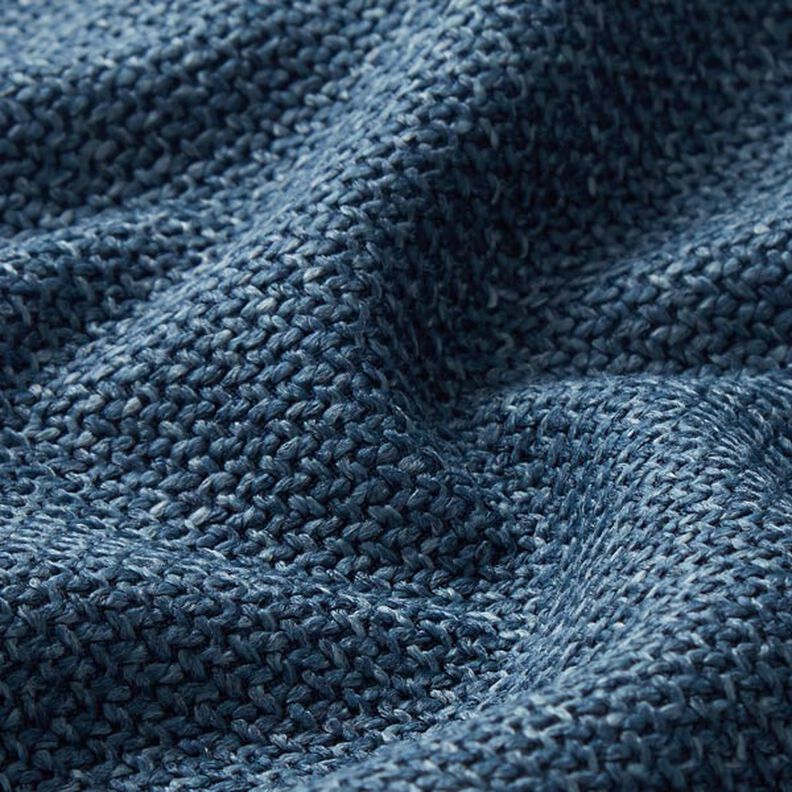 Upholstery Fabric Chunky Broken Twill Bjorn – denim blue,  image number 2