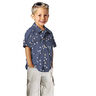 Cotton Poplin stripes & stars – navy blue/white,  thumbnail number 6