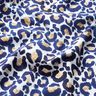 Cotton Jersey Leopard with Golden Spots | Glitzerpüppi – white/indigo,  thumbnail number 2