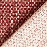 Upholstery Fabric colourful bouclé look – burgundy/cream,  thumbnail number 3