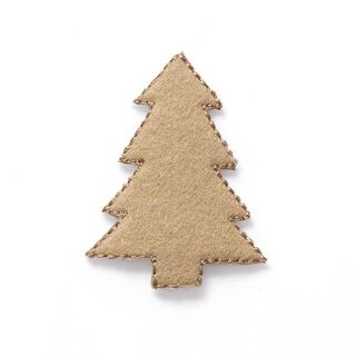 Patch Felt Christmas tree [4 cm] – beige, 