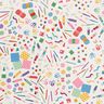 Decor Fabric Half Panama hobby tools – misty grey/green,  thumbnail number 1
