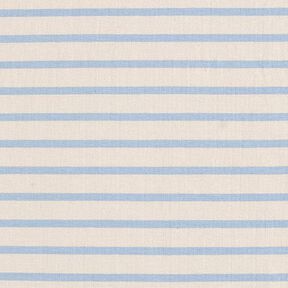 Narrow & Wide Stripes Cotton Jersey – cashew/light blue, 