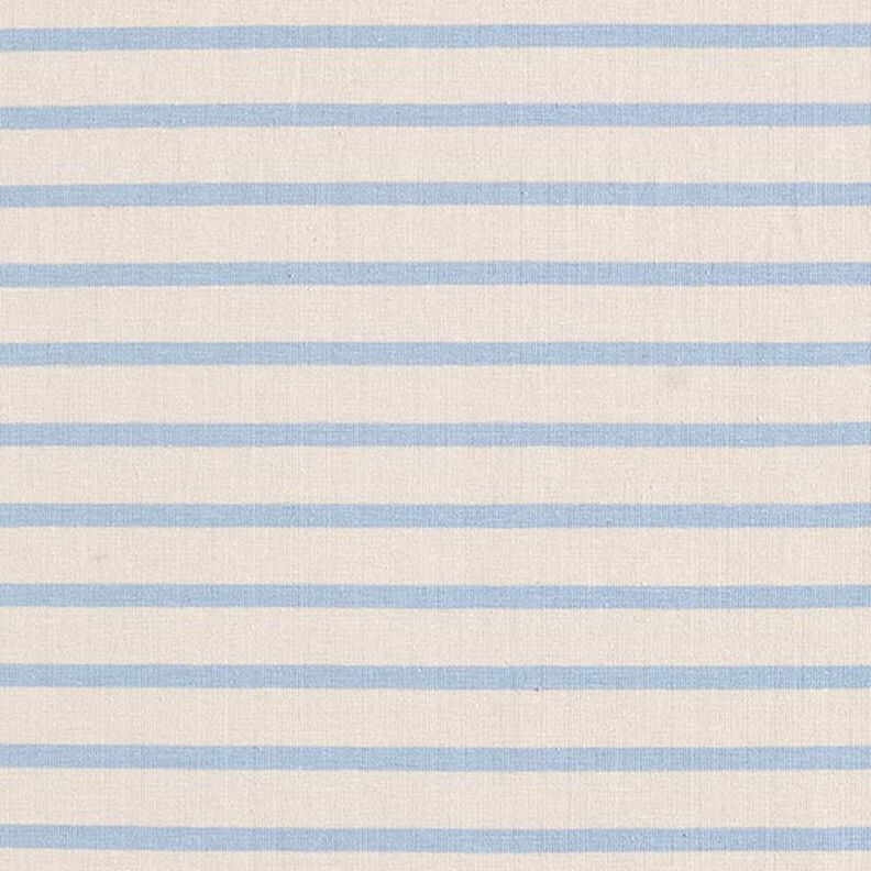 Narrow & Wide Stripes Cotton Jersey – cashew/light blue,  image number 1