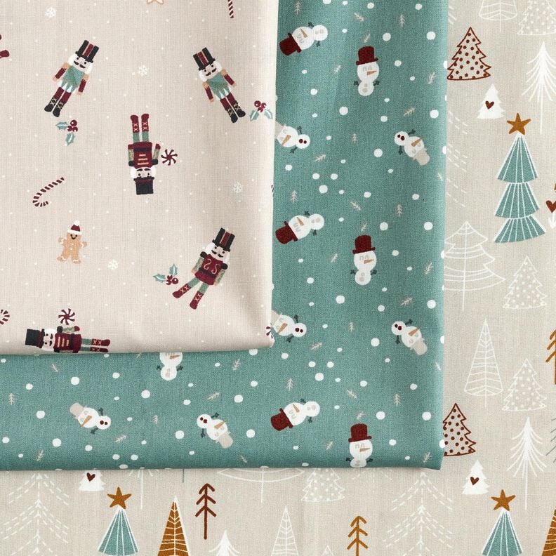 Cotton Poplin small nutcrackers – light taupe,  image number 5